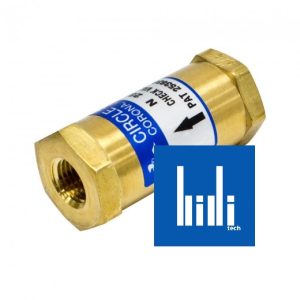 Dairesel Contalı Çek Valf 1/4 inç Dişi NPT - 0,5 - 1 PSIG Çatlama Basıncı - Pirinç