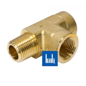 Parker MRO-B-1/2 Street Tee (Erkek Koşuda) 1/2 inç NPT - Pirinç
