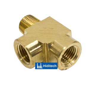 Parker 2225P-4 Street Tee 1/4 inç NPT - Pirinç