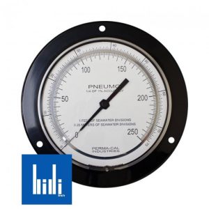 Perma-Cal 6 İnç Pnömo Derinlik Ölçer %0,25 Doğruluk 250 FSW / 76 MSW